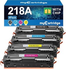 218A Toner Cartridges 4 Pack (with Chip) Replacement for HP 3301FDW 3201DW  picture