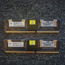 8GB 2x4GB HP Nanya PC2-5300F DDR2-667 ECC FB-DIMM RAM 398708-061 picture
