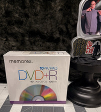 Memorex DVD-R 10 Pack 16x 4.7GB/Go 120min Brand New Factory Sealed picture