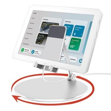 Swivel and Tilt Stand for Echo Hub, with 360°Rotating Base，Desk Stand for Ale... picture