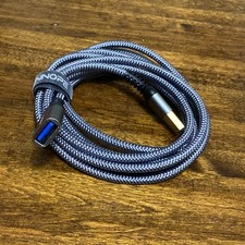 6.5 ft Usb 3.0 Extension Cable Type A Male-Female Extension Cord Durable Braided picture