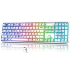 MOFII Upgraded Wireless Ergonomic Keyboard, BT/2.4Ghz Tri-Mode Ergo Keyboard wit picture
