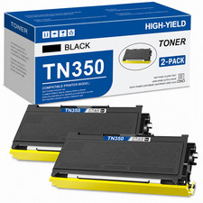 TN350 2PK Standard Yield 2BK Toner fit for DCP-7020 HL-2040 2070N MFC-7220 7420  picture