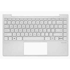 For HP ENVY 13-BA Series Palmrest Upper Case Backlit Keyboard Silver Top picture