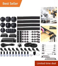 Versatile Cable Management Kit - 192 Pieces for Home and Office Organization picture