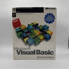 Microsoft Visual Basic Standard Edition Vintage Windows Programming NEW Sealed picture