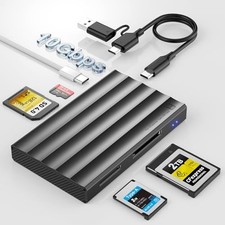 4 in 1 Card Reader: CFexpress Type A/B, SD4.0, Micro SD/TF Card Reader picture