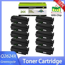 10 PK Q2624X Laser Toner Cartridge for HP 24X LaserJet 1150 1000 1005 High Yield picture