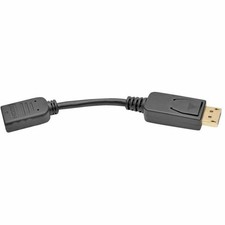 Eaton Tripp Lite Series DisplayPort to HDMI Converter Adapter (M/F), 6-in. picture