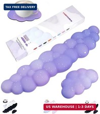 Silky Cloud Wrist Rest Set for Keyboard & Mouse, 16.9