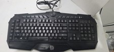 Thermaltake Tt Esports Challenger Prime Gaming Keyboard KB-CHM Working Red Light picture
