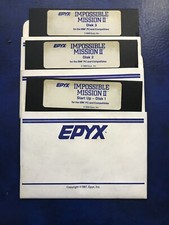 Vintage 1988 Impossible Mission II Software by EPYX on 5.25
