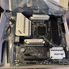 MSI MAG B460M MORTAR WIFI Intel 10th Gen LGA1200 DDR4 mATX Motherboard (Read) picture