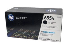 Genuine HP CF450A (655A) Black Toner Cartridge - Factory Sealed picture