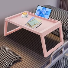 6 Set Lap Desks Foldable Laptop Desk Tray Table Computer Bed Stand Pink picture