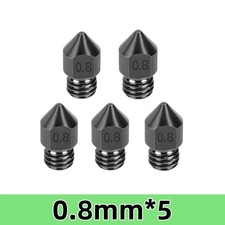 CREALITY 5PCS MK8 Hardened Steel Nozzle For Ender 3 Ender-3 S1 /CR-10 Series picture
