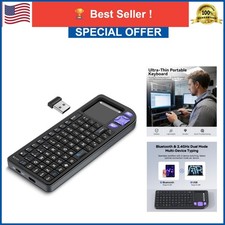 Miritz K809 Mini Wireless Keyboard with Touchpad RGB Backlit Bluetooth 2.4GHz picture