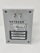 Netgear XE104 85 Mbps Wall-Plugged Ethernet Switch Tested Works Fast Shiping picture