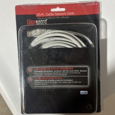Network Cable Gigaware 25 Foot ft (7.6 m) CAT5E CAT5 GRAY- NIB picture