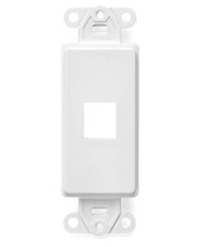 2-Pack, Leviton 41641-W QuickPort Decora Insert, 1-Port, White picture