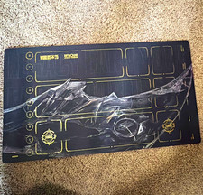 Riot Games League of Legends Worlds Desk Mat Large/XL Black Gold Gray picture