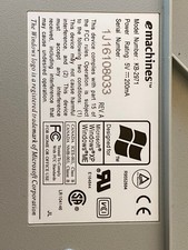 eMachine Desktop PS2 Wired Keyboard Model KB-2971 Beige picture