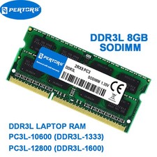 Q-PERTORS DDR3L 8GB 1333 1600MHZ 1.35V 204-P SO-DIMM Non-ECC Laptop Memory RAM picture