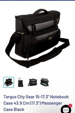 NEW - Black Targus Laptop Bag - Messenger Bag TCG270 38-43.9 cm -5-17.3” picture