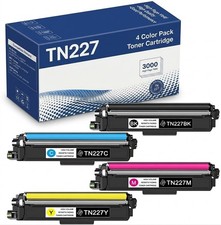 TN227 Compatible Toner Cartridge Set – 4 Color Pack (BK/C/M/Y) High Yield picture