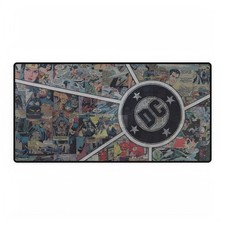 DC Comics Logo Retro Comic Book Panels Collage Art Mouse Pad Desk Mats picture