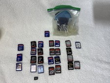 Lot of 27 SD Card Flash Drive Drive Memory + Cases Mixed Mfg & Sizes (C2) picture