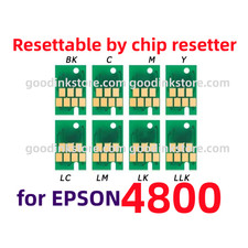 8pcs resettable chips Permanent For Stylus Pro 4800 Printer chip picture