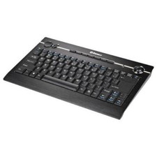 Enermax KB008W Black USB Wireless Aluminum Aurora Keyboard with Trackball Mouse picture