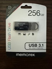 Memorex 256GB USB 3.1 – Black-New Factory Sealed picture