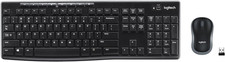 MK270 Wireless Keyboard and Mouse Combo 2.4 Ghz 8 Multimedia Keys Black picture