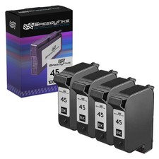 SPEEDYINKS 4PK Replacement for HP 45 51645A Black Ink Cartridge 1100 Page Yield picture