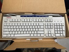 COMPAQ KB-9963 NEW NIB 122659-006 DOM Wired Keyboard PS/2 Tan Color picture