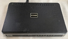 D-Link DGS-2208 8-Port Gigabit Ethernet Switch Tested Working w Power Adapter picture