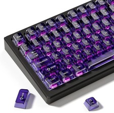 dagaladoo Purple Clear Keycaps Transparent Keycaps 60 75 100 (115 key) picture