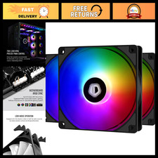 120mm ARGB Case Fan 3 Pack - Low Noise Cooling, RGB Lighting, PC Upgrade picture