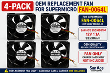 4-Pack OEM Replacement for Supermicro FAN-0064L Hot Swap Fan Module 9G0912G104 picture
