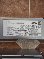 Hewlett Packard Enterprise 500W power supply unit, model HSTNS-PC40-1 picture