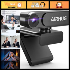 High-Definition 2K USB Webcam with Privacy Cover - No Microphone, Computer Camer picture