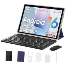 2026 Upgraded Android 16 Tablet, 11 inch Android Tablets Black picture