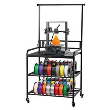 VEVOR 3D Printer Filament Storage Rack 3-Tier 3D Printer Stand with Storage picture