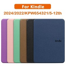 For Amazon Kindle Paperwhite 5/6/7th 10th 11/12th Gen Smart Leather Case Cover picture