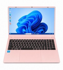 15.6” Pink Laptop Intel Pentium Gold 6500Y 8GB RAM 256GB SSD Windows 11 Hom NEW picture