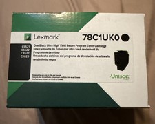Lexmark 78C1UK0 Black Ultra High Yield Toner Cartridge CX622 CX625 CS521 CS622 picture