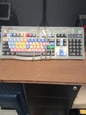 RARE Avid Media Composer Apple Macintosh USB Macally Keyboard EXCELLENT LocPULA picture