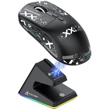 ATTACK SHARK X6 49g Gaming Mouse with Magnetic Charging Dock PixArt PAW3395 X3 picture